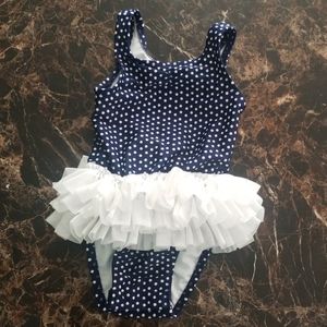 Ruffle one piece swimsuit